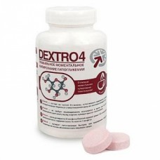 Средство для купирования гипогликемии DEXTRO-4, 4г, вишн. вкус банка №36 Средство для купирования гипогликемии DEXTRO-4, 4г, вишн. вкус банка №36