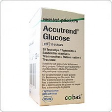 Тест-полоски Accutrend Plus на глюкозу №50 Тест-полоски Accutrend Plus на глюкозу №50